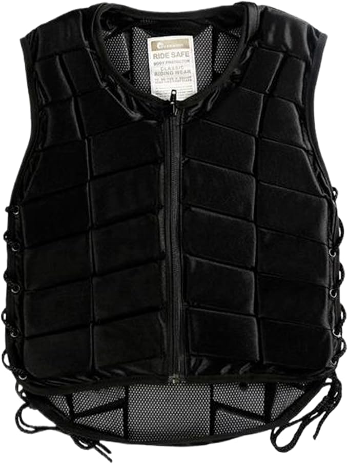 Gilet da equitazione con assorbimento degli urti
