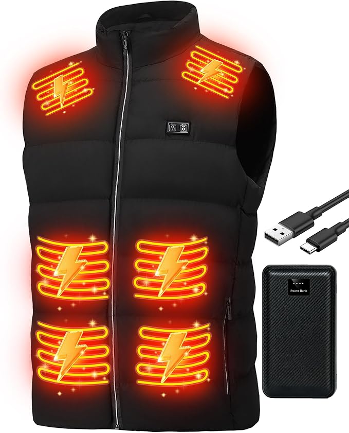 Gilet riscaldato USB per uomo e donna