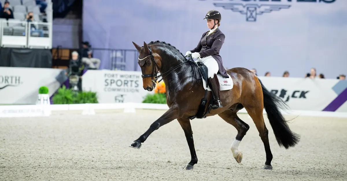 Becky Moody and Jagerbomb impress in World Championship freestyle