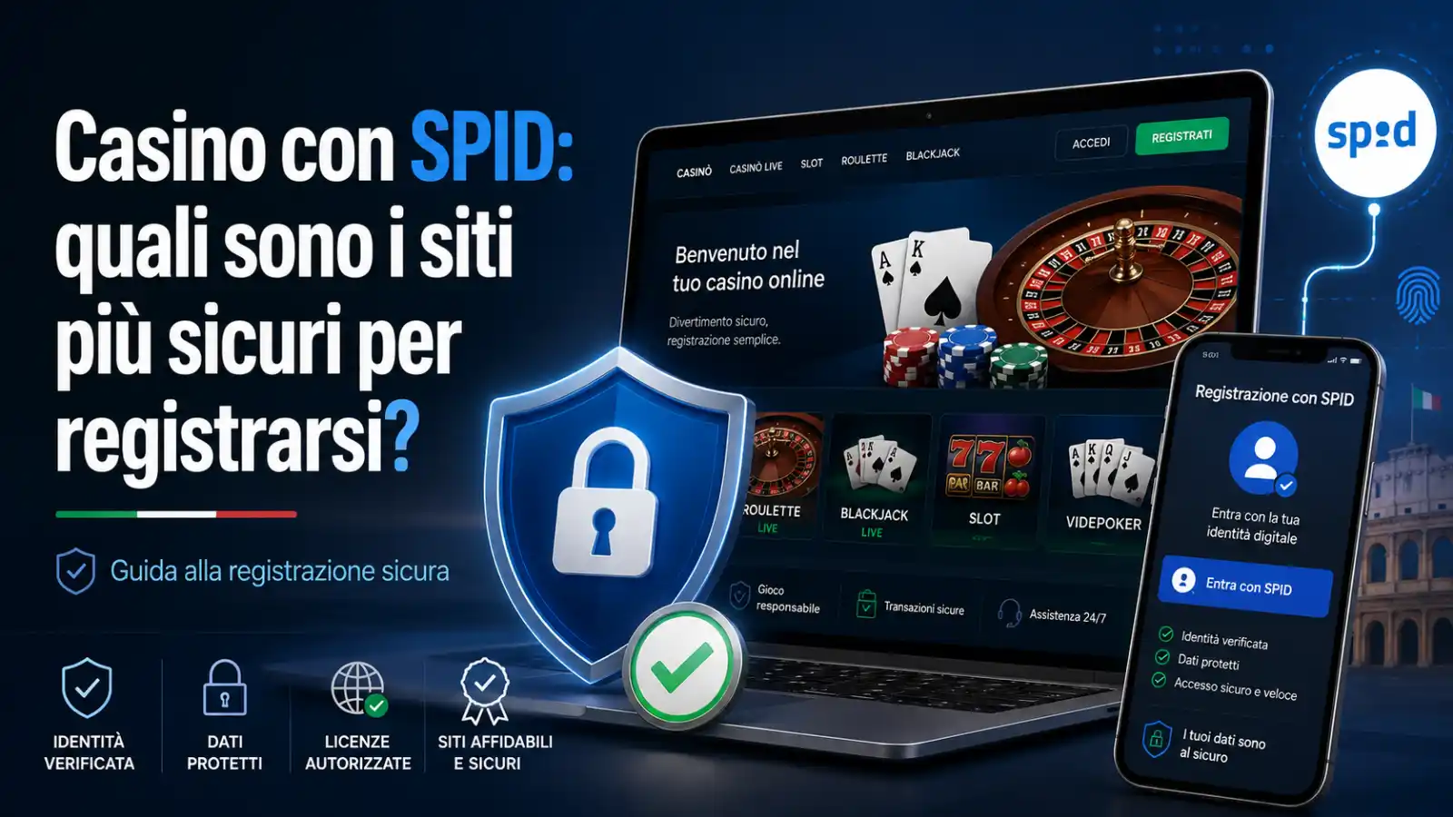 Casino con SPID: quali sono i siti più sicuri per registrarsi?