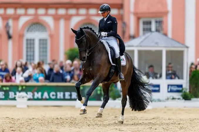 Dorothee Schneider und First Romance auf Rang zwei