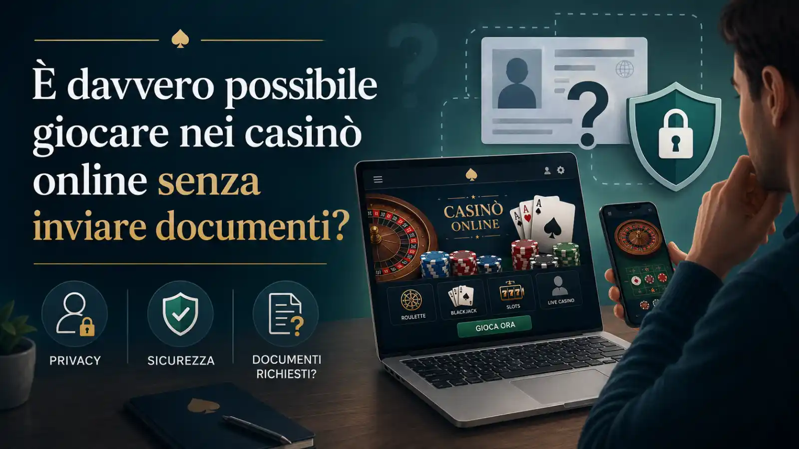 È davvero possibile giocare nei casinò online senza inviare documenti?