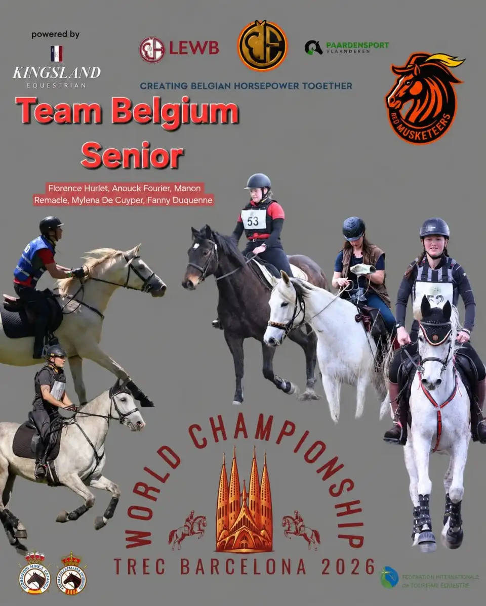 La Belgique prête à relever le défi du Championnat du Monde de TREC 2026 à Barcelone